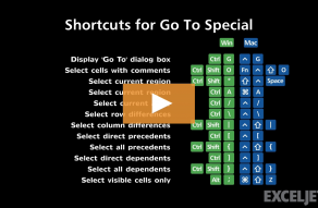 excel shortcut to select till end of column